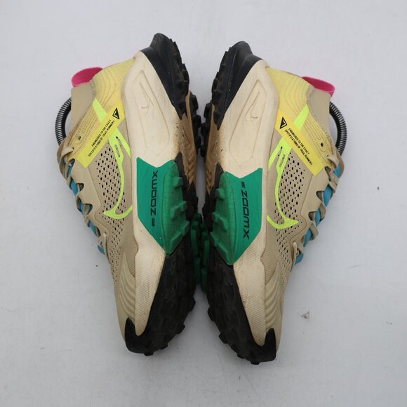 Nike Trainers Men's Size 8.5 ZoomX Zegama Team Gold Volt Train Running Shoes - Picture 8 of 9